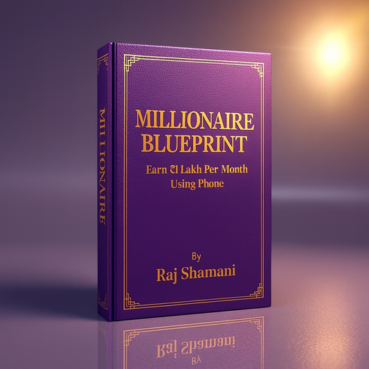 Millionaire Blueprint – Earn ₹1 Lakh Per Month Using Just Your Phone (Digital eBook)